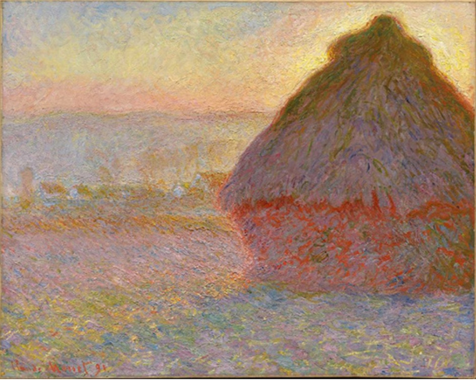 Grainstack (Sunset), Claude Monet.