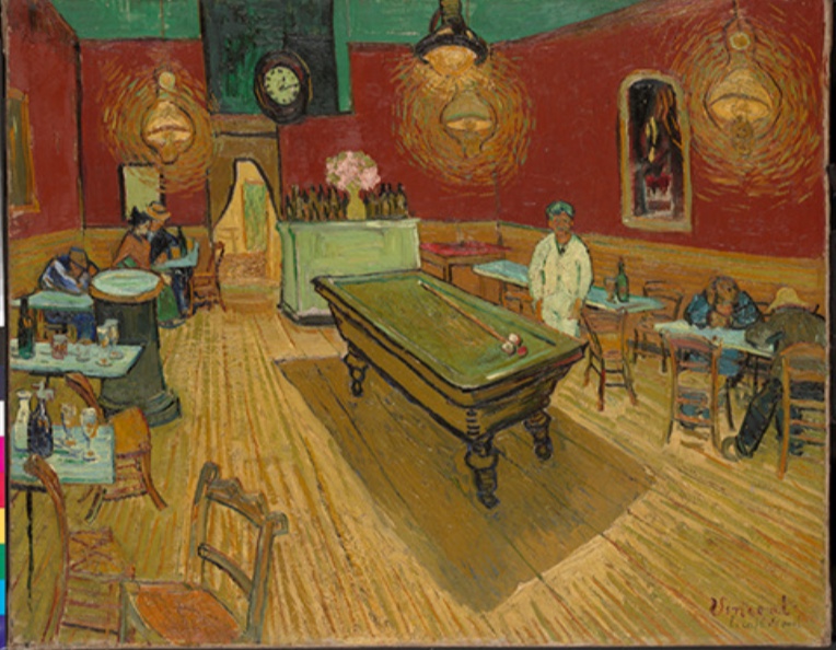 Vincent van Gogh 1853-1890. Le Café de Nuit (The Night Café) 1888