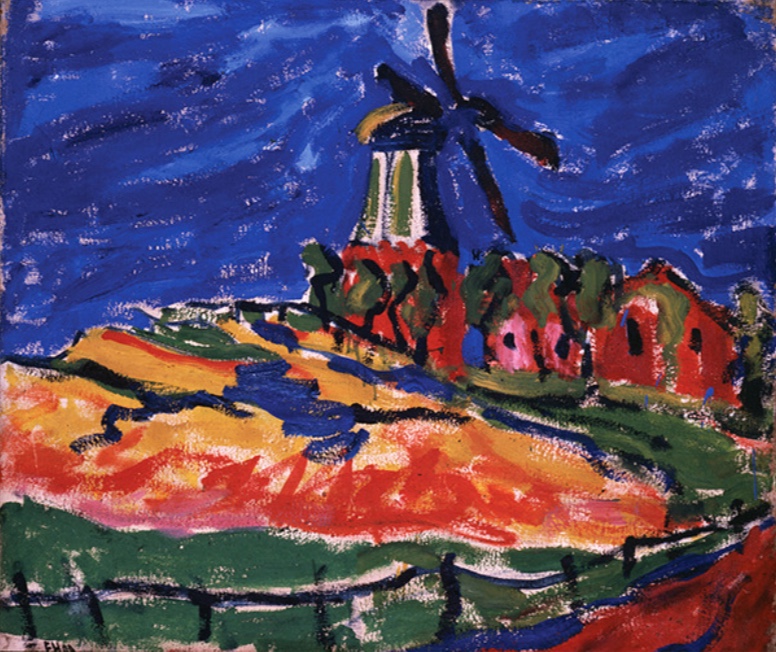 Erich Heckel, The Windmill o f Dangast, 1909