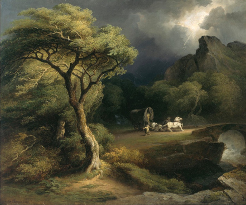 James Arthur O’Connor, Thunderstorm: The Frightened Wagoner, 1832