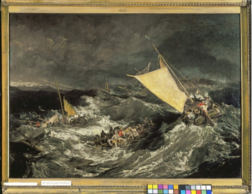William Turner, The Shipwreck, 1805
